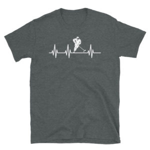 hockey heartbeat Short-Sleeve Unisex T-Shirt