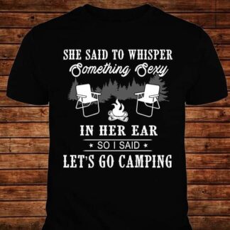 camping camp fire unisex shirt