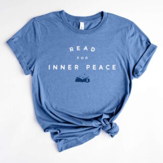 Read for Inner Peace Tee – 3XL _ Blue Triblend
