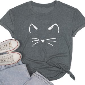 Cat T Shirts Women Cute Cat Gifts for Cat Lovers Casual Short Sleeve Graphic Mom Shirts unisex Gildan Short-Sleeve T-Shirt Long Sleeve T-Shirt Heavy Blend Hoodie Crewneck Sweatshirt