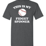 baseball this is my fidget spinner unisex Gildan Short-Sleeve T-Shirt