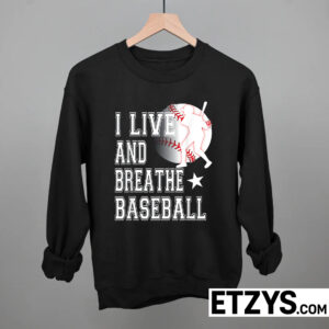 i live and breathe baseball unisex Gildan Short-Sleeve T-Shirt i live and breathe baseball unisex Gildan Short-Sleeve T-Shirt