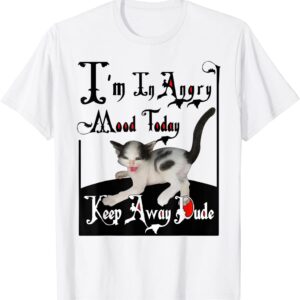 I’m In Angry Mood Today Keep Away Dude Cat Kitten T Shirt unisex Gildan Short-Sleeve T-Shirt Long Sleeve T-Shirt Heavy Blend Hoodie Crewneck Sweatshirt I'm In Angry Mood Today Keep Away Dude Cat Kitten T Shirt unisex Gildan Short-Sleeve T-Shirt Long Sleeve T-Shirt Heavy Blend Hoodie Crewneck Sweatshirt