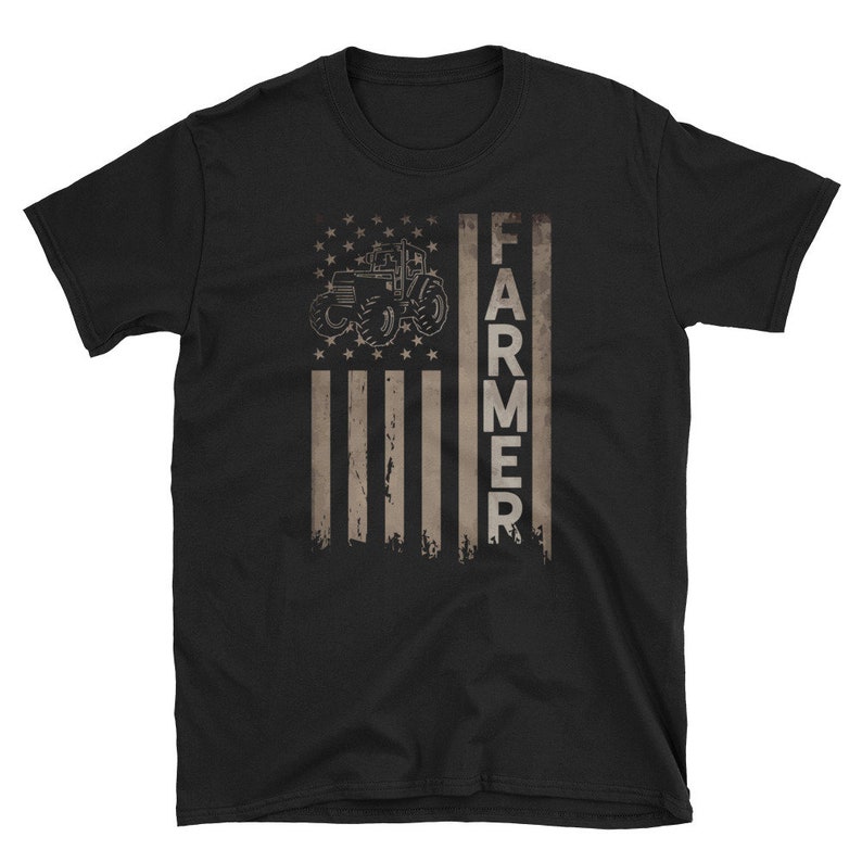 Farmer American Flag T Shirt Farming USA Gift Fourth unisex T-Shirt Long Sleeve T-Shirt  Hoodie Sweatshirt