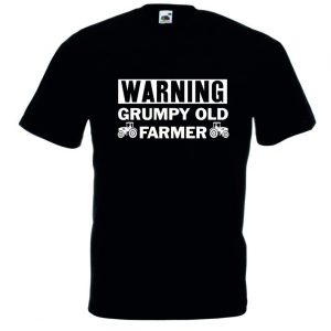 Funny T-shirt (GRUMPY FARMER) FARMING joke unisex T-Shirt Long Sleeve T-Shirt  Hoodie Sweatshirt