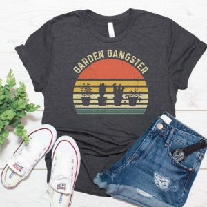 Garden Gangster Shirt Vintage Gardening Shirt Gardener Gift  T Shirt Tank Top Sweatshirt Hoodie unisex T-Shirt Long Sleeve T-Shirt  Hoodie Sweatshirt