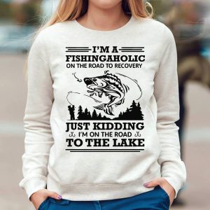 I’m A Fishaholic On The Road To Recovery Fishing shirt I’m A Fishaholic On The Road To Recovery Fishing shirt