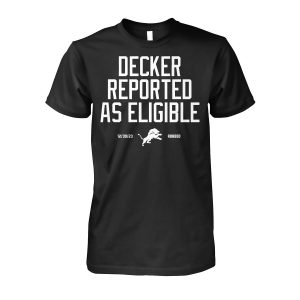 decker reported as eligible shirt