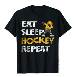 Eat Sleep Hockey Repeat Tshirt Dabbing Player Gift Boys Kids T-Shirt Cotton Printing & Tees Designer Men Top T-Shirts Novelty Eat Sleep Hockey Repeat Tshirt Dabbing Player Gift Boys Kids T-Shirt Cotton Printing & Tees Designer Men Top T-Shirts Novelty