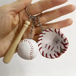 Sports Keychain Table Tennis Pendants Bat Ball Baseball Bat Gloves Racket Key Chain Car Key Chain Decor Fans Keyring Sports Keychain Table Tennis Pendants Bat Ball Baseball Bat Gloves Racket Key Chain Car Key Chain Decor Fans Keyring