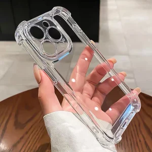 Luxury Shockproof Clear Phone Case For iPhone 16 15 14 13 12 11 Pro Max XR XS 8 Plus Silicone Bumper Transparent Hard Back Cover Luxury Shockproof Clear Phone Case For iPhone 16 15 14 13 12 11 Pro Max XR XS 8 Plus Silicone Bumper Transparent Hard Back Cover