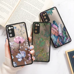 Phone Case For Samsung A54 5g A23 A34 A05S A52 A53 A32 A14 A13 A72 Case galaxy S21 S20 FE S22 S23 S24 Ultra Plant Flower Cover