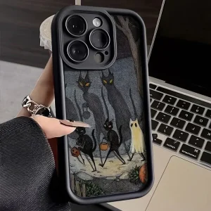 Dark Funny Monster Cat Fox Creative Phone Case For iPhone 16 15 14 13 11 12 Pro Max 7 8 Plus X XS XR SE2 Shockproof Back Cover Dark Funny Monster Cat Fox Creative Phone Case For iPhone 16 15 14 13 11 12 Pro Max 7 8 Plus X XS XR SE2 Shockproof Back Cover