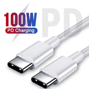 PD 100W 60W USB C to USB Type C Cable Fast Charge Data Cable For Huawei Samsung Xiaomi Macbook iPad Data Line Type C To Type C PD 100W 60W USB C to USB Type C Cable Fast Charge Data Cable For Huawei Samsung Xiaomi Macbook iPad Data Line Type C To Type C
