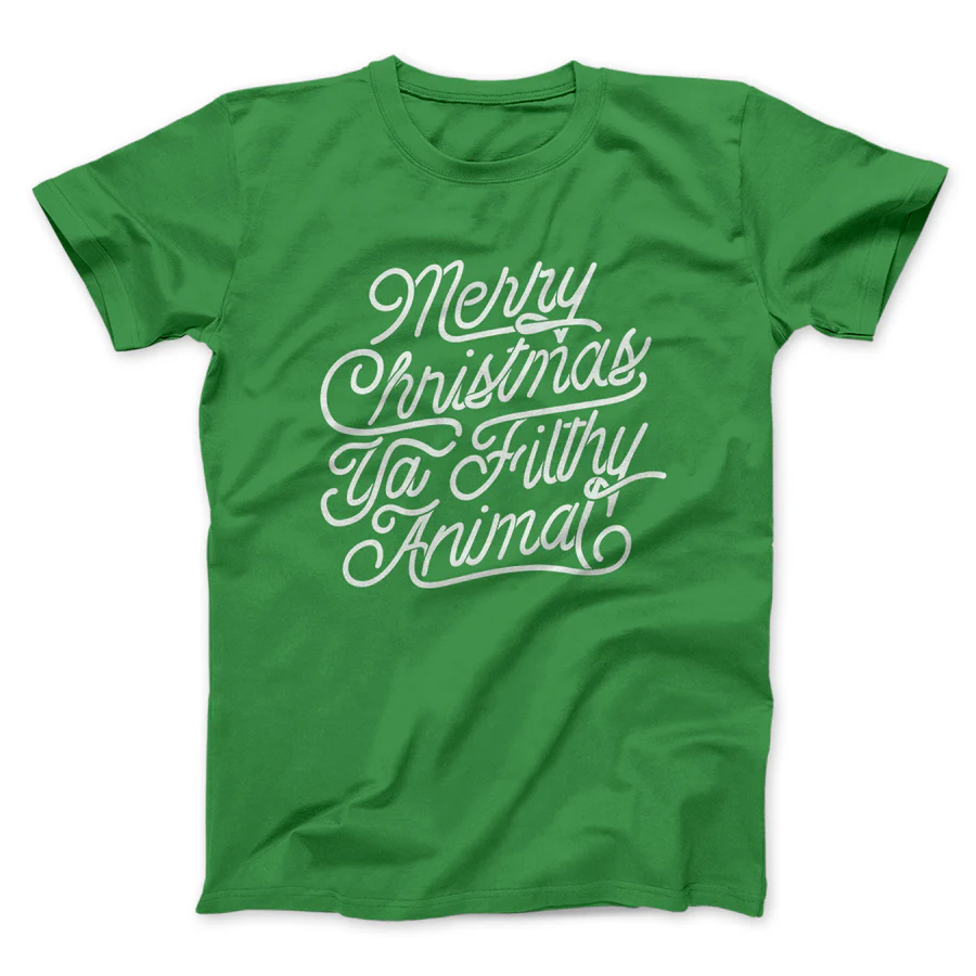 merry christmas ya filthy animal shirt merry christmas ya filthy animal shirt - Image 2