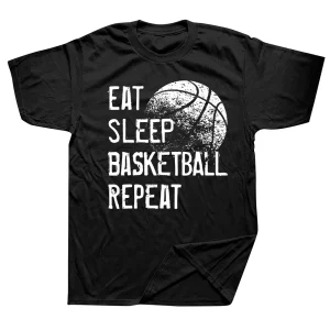 Funny Eat Sleep Basketball Repeat T Shirts Graphic Cotton Streetwear Short Sleeve Birthday Gifts Summer T-shirt Mens Clothing Funny Eat Sleep Basketball Repeat T Shirts Graphic Cotton Streetwear Short Sleeve Birthday Gifts Summer T-shirt Mens Clothing