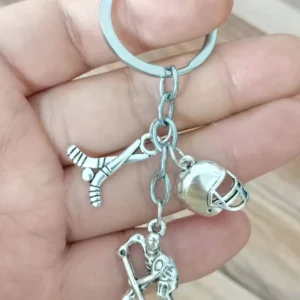 Helmet Hockey Stick Athlete Keychain Hockey Club Keychain Helmet Hockey Stick Athlete Keychain Hockey Club Keychain