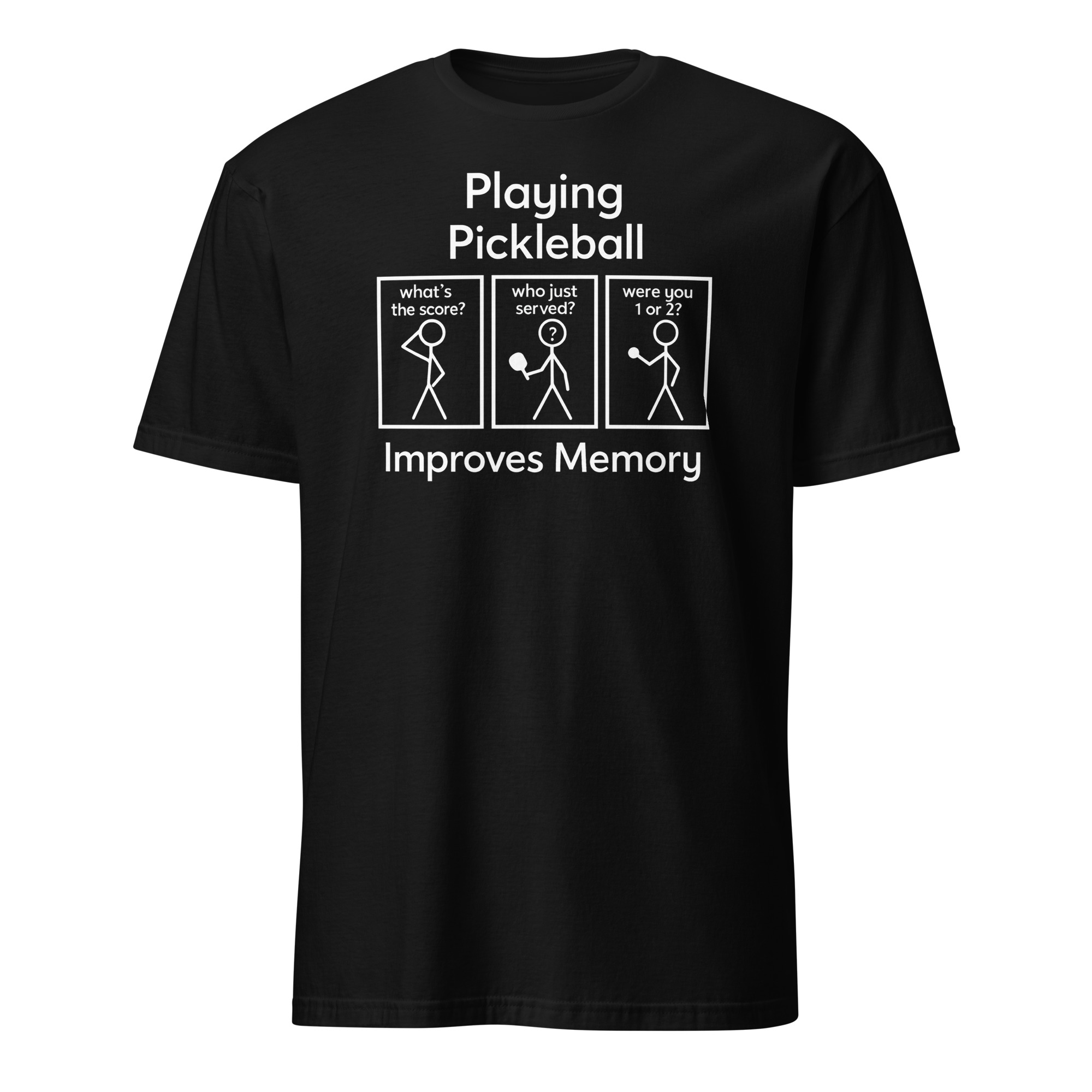 playing pickleball improves memory Short-Sleeve Unisex T-Shirt playing pickleball improves memory Short-Sleeve Unisex T-Shirt