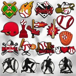 Baseball Sports Ball Cap Bat Cartoon competition Shoe Charms for Clogs Sandals Decoration Shoe Buckle for Friends Gift Baseball Sports Ball Cap Bat Cartoon competition Shoe Charms for Clogs Sandals Decoration Shoe Buckle for Friends Gift