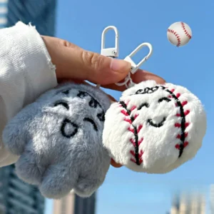 2 Pcs Creative Plush Baseball Gloves Doll Pendant Brooch Versatile Small Accessories Keychain 2 Pcs Creative Plush Baseball Gloves Doll Pendant Brooch Versatile Small Accessories Keychain