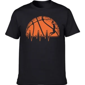 Funny Basketball Heartbeat T Shirts Summer Style Graphic Cotton Streetwear Short Sleeve Basketball Lovers Gifts T-shirt Men Funny Basketball Heartbeat T Shirts Summer Style Graphic Cotton Streetwear Short Sleeve Basketball Lovers Gifts T-shirt Men