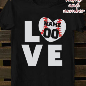 Custom Personalized baseball shirt love baseball