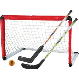 Kids Mini Hockey Goal + Sticks Set -36″ Kids Mini Hockey Goal + Sticks Set -36"