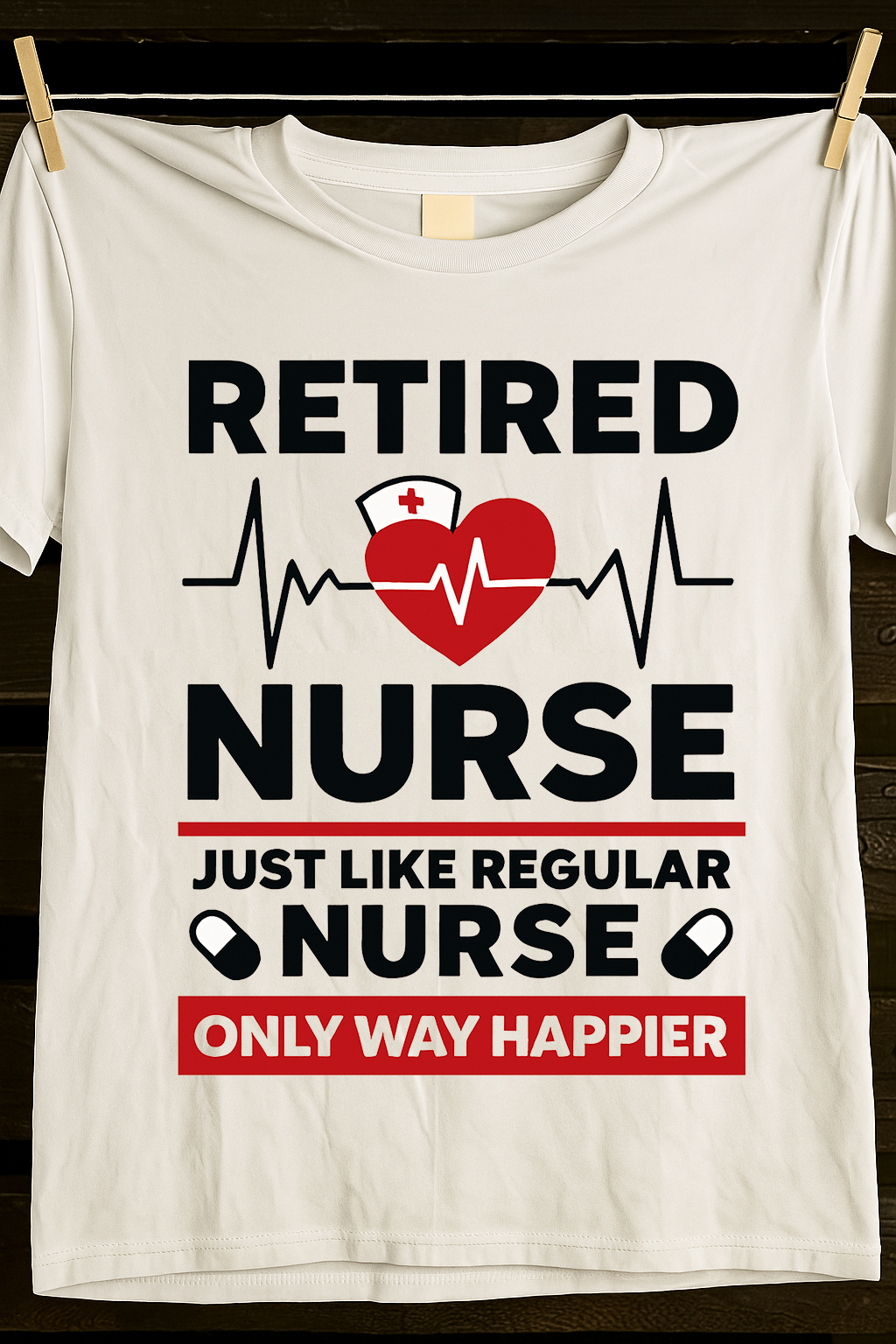 Unisex Basic Softstyle T-Shirt Gildan 64000 RETIRED NURSE Just like regular nurse Only way happier