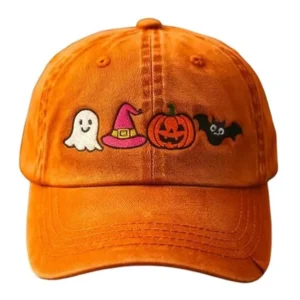 Halloween Unisex Baseball Hat for Women Men Halloween Adjustable Funny Party Hats for Outdoor Activities Like Hiking Fishing