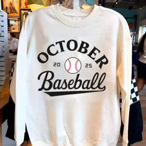 October Baseball 2025 Boys Women Tank Top shirt hoodie longsleeve sweatshirt