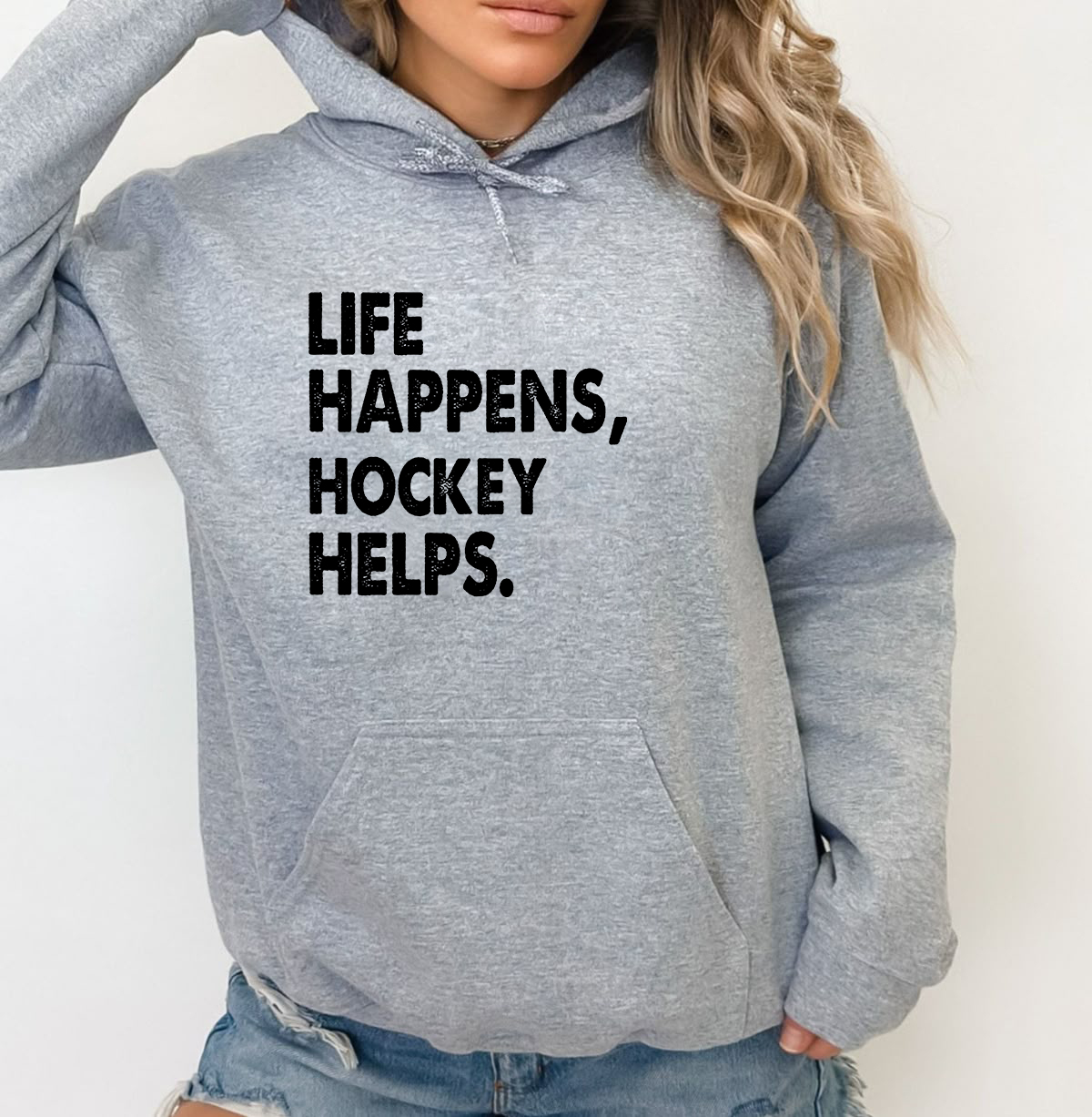 life happens, hockey helps.