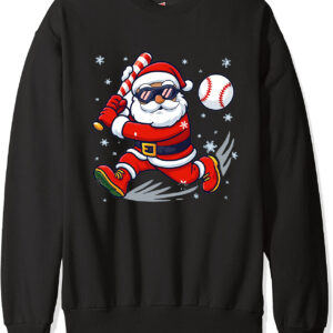 Funny Santa Baseball Christmas Pajamas Xmas Men Boy Toddlers T-Shirt Funny Santa Baseball Christmas Pajamas Xmas Men Boy Toddlers T-Shirt