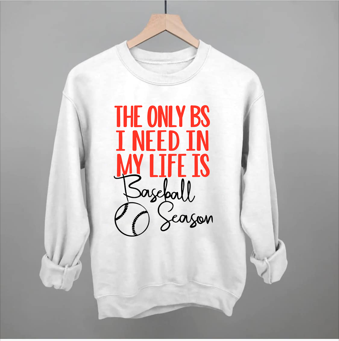 the only bs i need in my life is baseball season