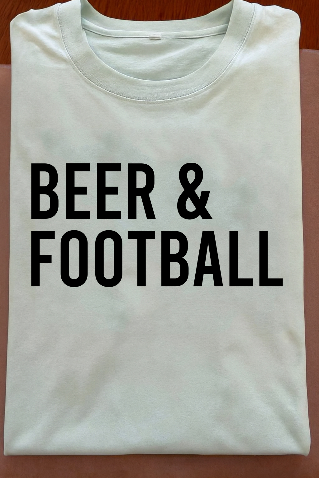 I Love Beer and Football Shirt – Football Fan Gift Tee