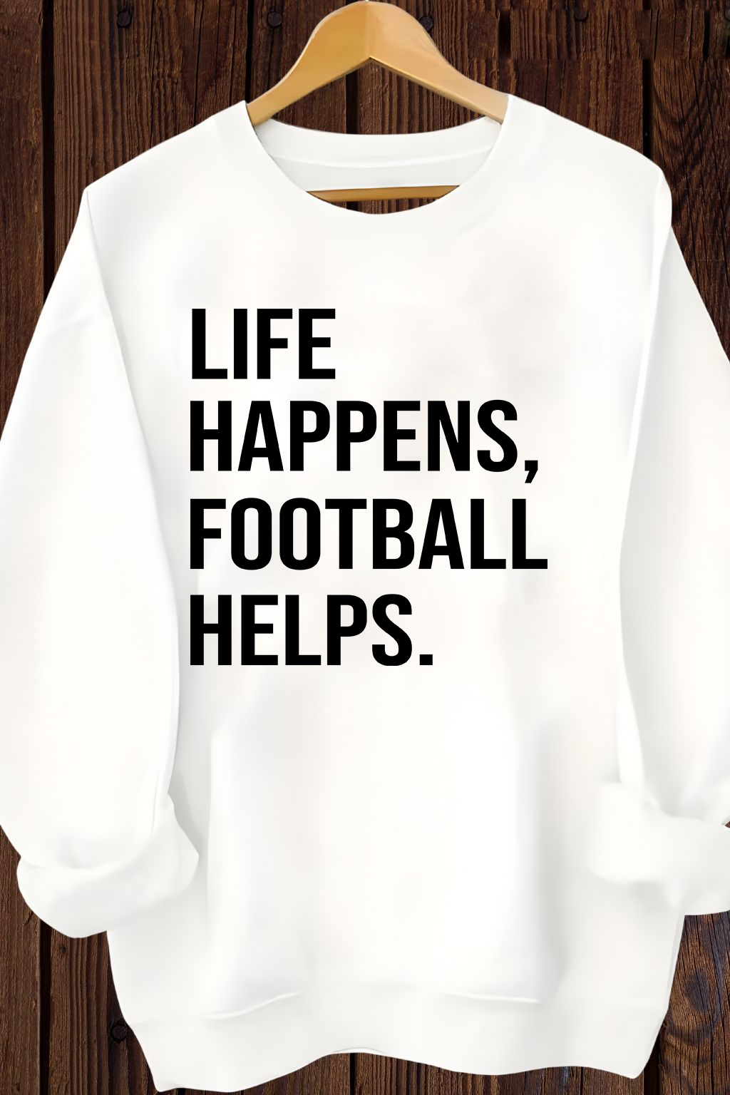 Football Lover Shirt – Life Happens Football Helps Tee Football Lover Shirt – Life Happens Football Helps Tee